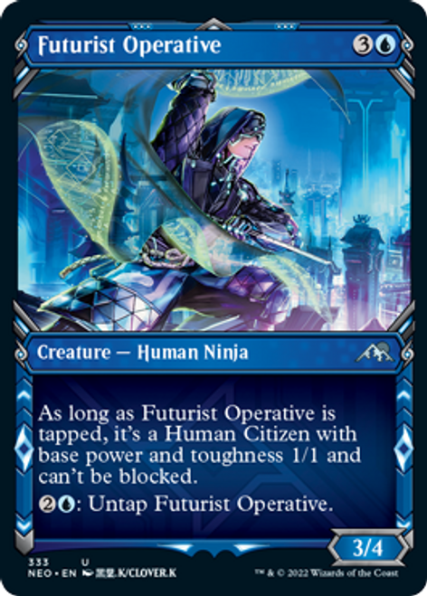 Futurist Operative (Ninja Frame) | Kamigawa: Neon Dynasty