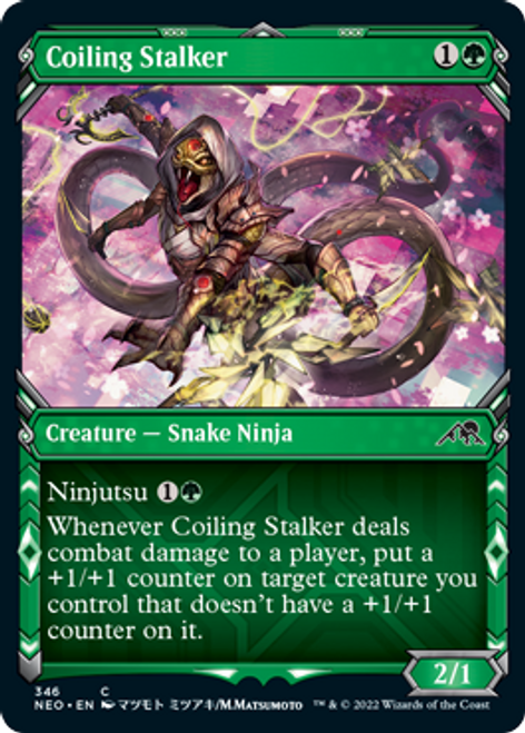 Coiling Stalker (Ninja Frame) | Kamigawa: Neon Dynasty