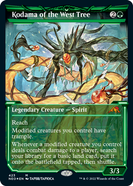 Kodama of the West Tree (Soft Glow Frame) (Etched foil)