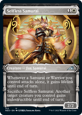 Selfless Samurai (Samurai Frame) (foil)