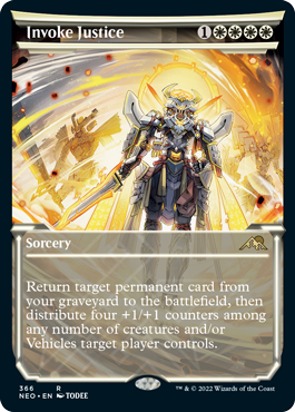 Invoke Justice (Soft Glow Frame) (foil)