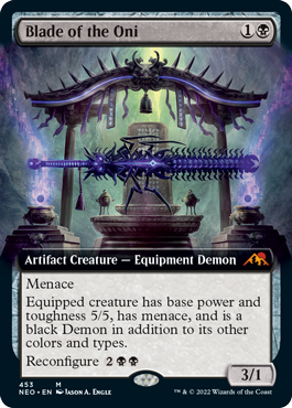 Blade of the Oni (Extended Art) (foil)
