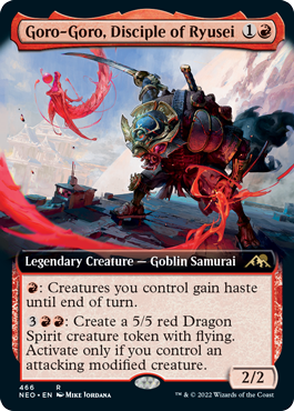 Goro-Goro, Disciple of Ryusei (Extended Art) (foil)