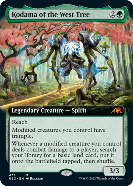 Kodama of the West Tree (Extended Art) (foil)