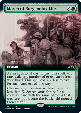 March of Burgeoning Life (Extended Art) (foil)
