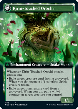 Teachings of the Kirin // Kirin-Touched Orochi (Extended Art) (foil)