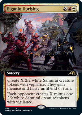Eiganjo Uprising (Extended Art) (foil)