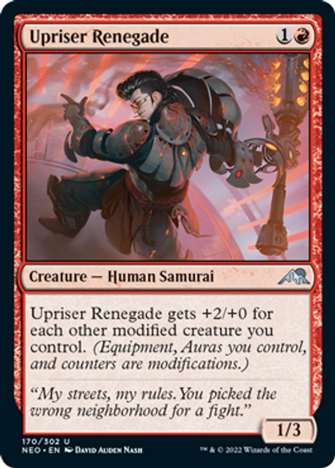 Upriser Renegade (foil) | Kamigawa: Neon Dynasty