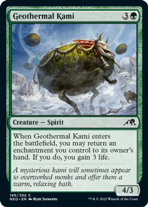 Geothermal Kami (foil) | Kamigawa: Neon Dynasty