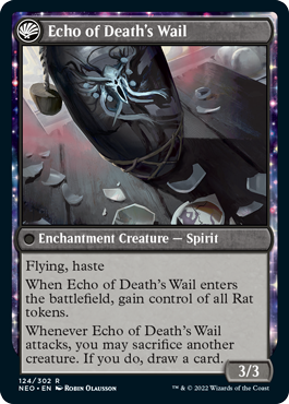 Tribute to Horobi // Echo of Death's Wail (foil)