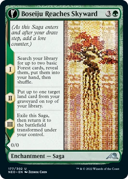 Boseiju Reaches Skyward // Branch of Boseiju (foil)