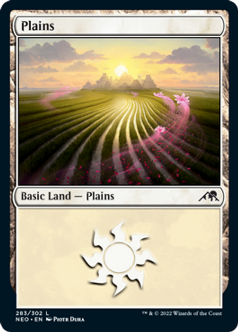 Plains (#283) (foil) | Kamigawa: Neon Dynasty