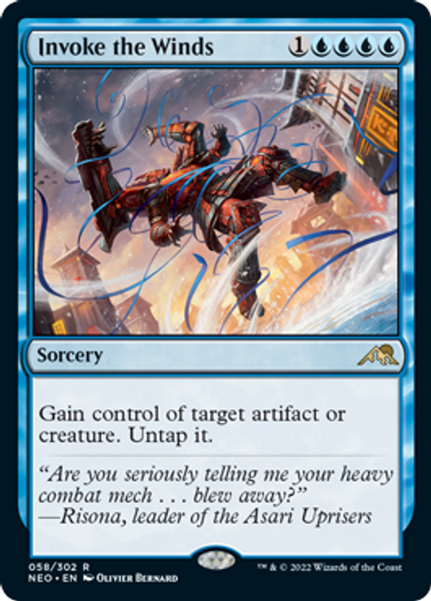 Invoke the Winds (foil) | Kamigawa: Neon Dynasty