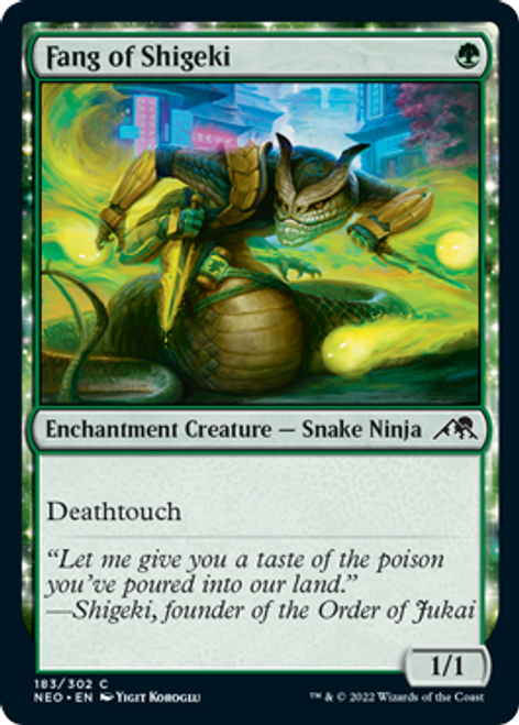 Fang of Shigeki (foil) | Kamigawa: Neon Dynasty