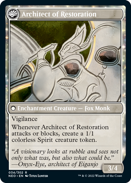 The Restoration of Eiganjo // Architect of Restoration (foil)