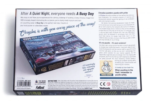 Fallout: Chryslus Showroom - A Quiet Night Jigsaw Puzzle (1000 piece)
