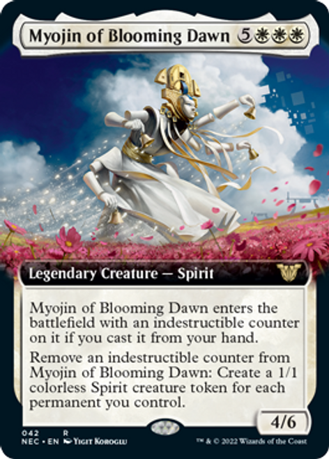 Myojin of Blooming Dawn (Extended Art) | Kamigawa: Neon Dynasty Commander
