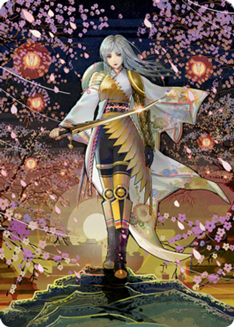 The Wandering Emperor Art Card 2 (#50) | Kamigawa: Neon Dynasty