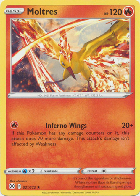 Brilliant Stars 021/172 Moltres (Non-Holo)