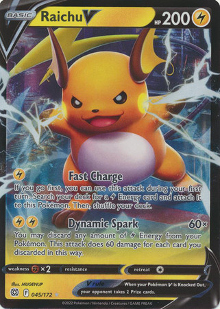 Brilliant Stars 045/172 Raichu V (Half Art)