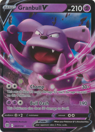 Brilliant Stars 057/172 Granbull V (Half Art)