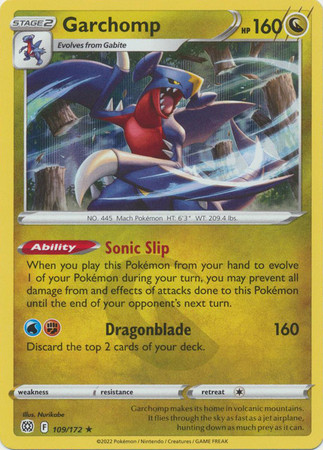 Brilliant Stars 109/172 Garchomp (Holo)