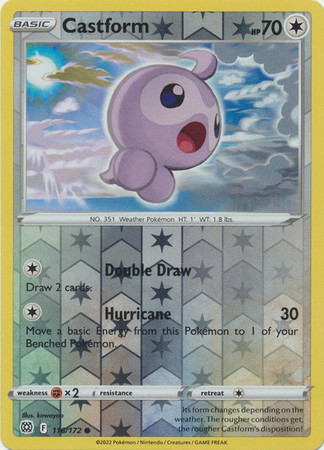 Brilliant Stars 116/172 Castform (Reverse Holo)