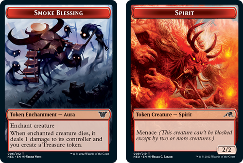 Kamigawa: Neon Dynasty Commander - Smoke Blessing / Spirit (#9) Token