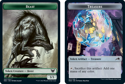 Kamigawa: Neon Dynasty Commander - Beast / Treasure Token
