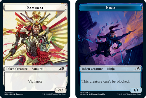 Kamigawa: Neon Dynasty - Samurai / Ninja Token (foil)