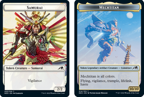 Kamigawa: Neon Dynasty - Samurai / Mechtitan Token (foil)