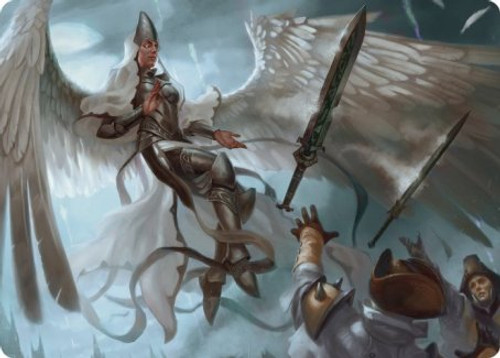 Angelic Quartermaster (#5) Art Card | Innistrad: Crimson Vow