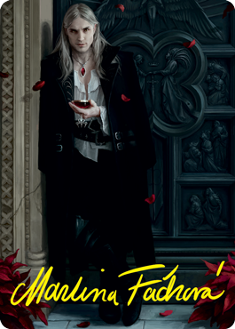 Sorin the Mirthless 1 (#1) Art Card (Gold Signature)