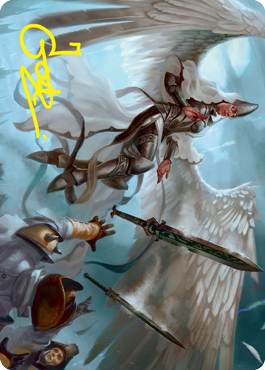 Angelic Quartermaster (#5) Art Card (Gold Signature)
