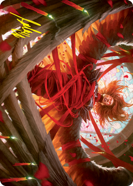 Sigarda's Imprisonment (#16) Art Card (Gold Signature)