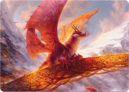 Kaldheim Art Card: Goldspan Dragon