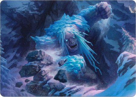 Kaldheim Art Card: Icehide Troll