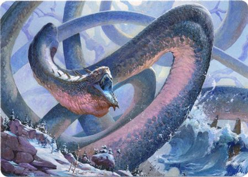 Kaldheim Art Card: Koma, Cosmos Serpent (#60)