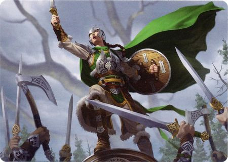 Kaldheim Art Card: Maja, Bretagard Protector
