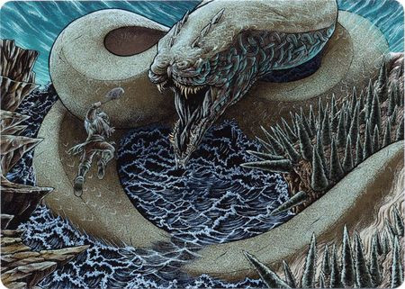 Kaldheim Art Card: Koma, Cosmos Serpent (#80)