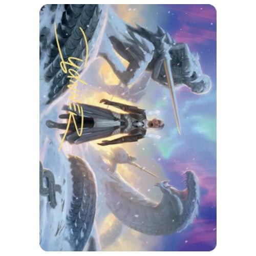 Kaldheim Art Card: Search for Glory (Gold Signature)
