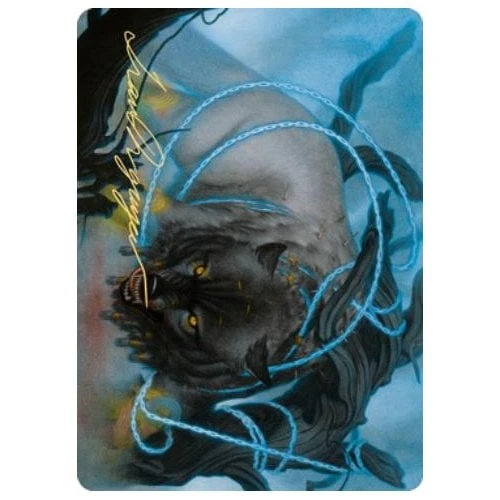 Kaldheim Art Card: Bind the Monster (Gold Signature)