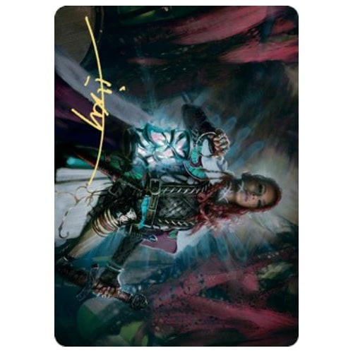 Kaldheim Art Card: Tergrid, God of Fright (Gold Signature) | Kaldheim