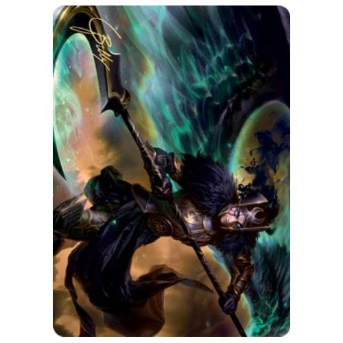 Kaldheim Art Card: Vengeful Reaper (Gold Signature)
