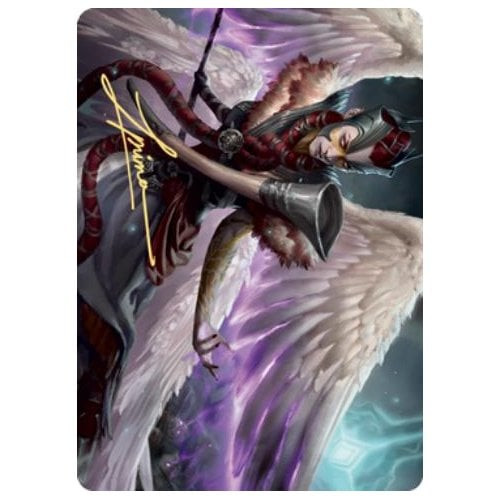 Kaldheim Art Card: Firja, Judge of Valor (Gold Signature)