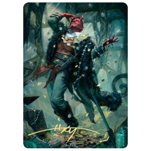 Kaldheim Art Card: Tibalt, Cosmic Imposter (Gold Signature)