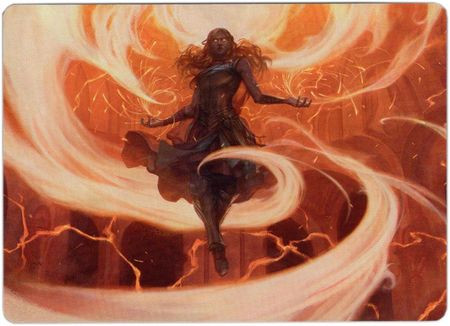 Strixhaven: School of Mages Art Card: Crackle with Power