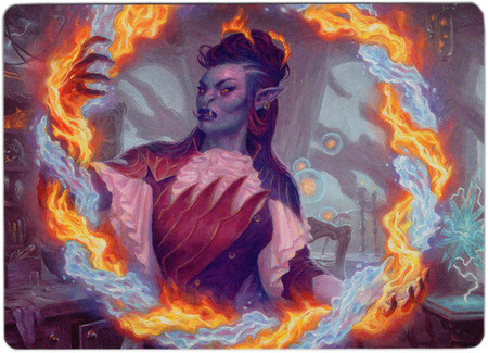 Strixhaven: School of Mages Art Card: Rootha, Mercurial Artist