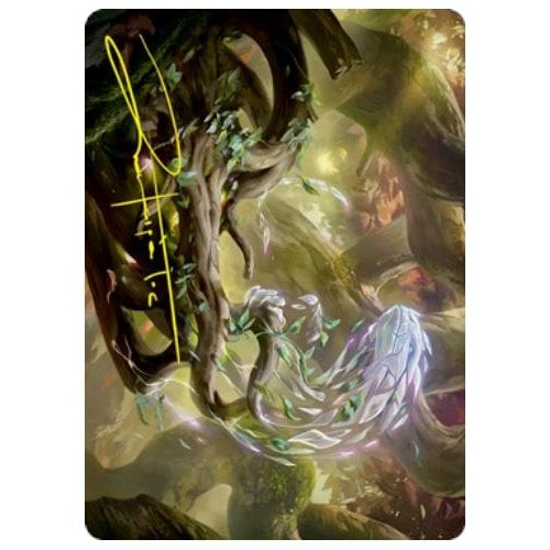 Strixhaven: School of Mages Art Card: Emergent Sequence (Gold Signature) | Strixhaven: School of Mages