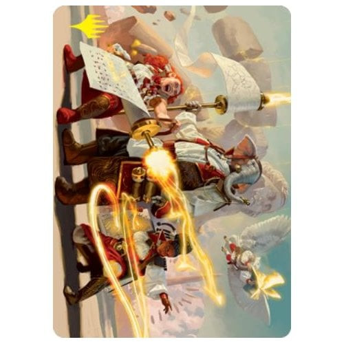 Strixhaven: School of Mages Art Card: Lorehold Command (Gold Signature)